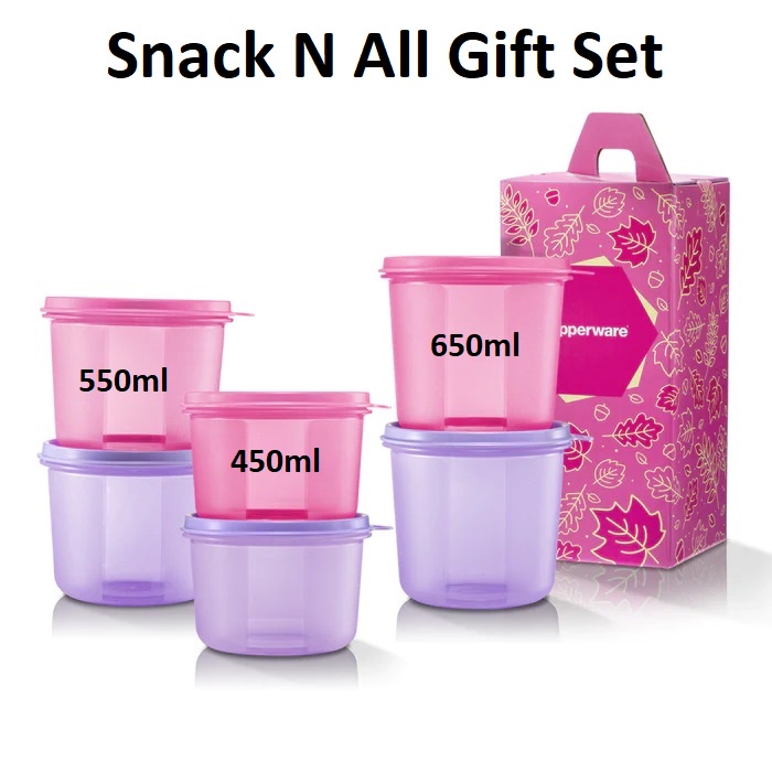 Tupperware Snack N All Ml Ml Ml Shopee Malaysia