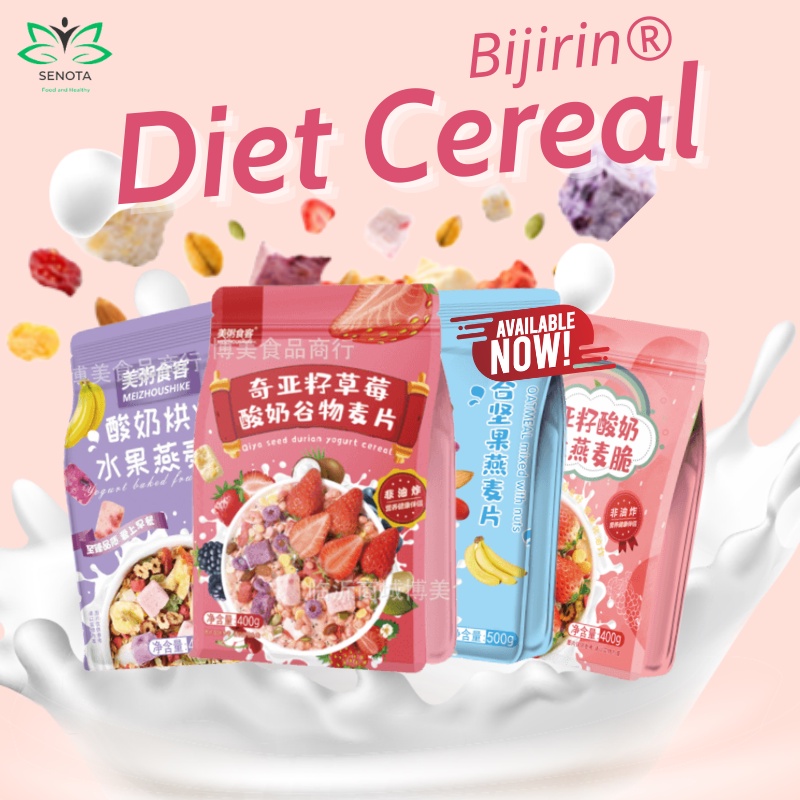 [Ready Stock] Bijirin Diet Cereal instant breakfast nutrition oatmeal