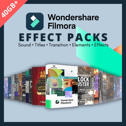 [FILMORA PACKS] Collection Packs Effects Audio Titles Elements Transition Filmora X