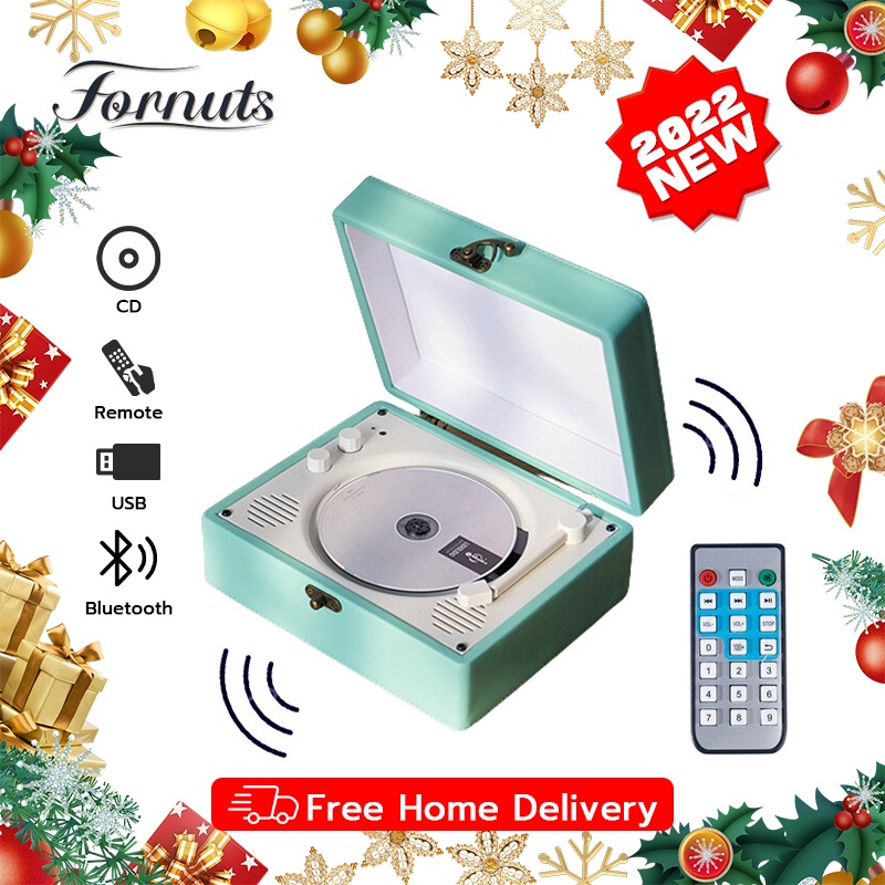(IN STOCK)Fornuts Portable Bluetooth CD Player for Kpop Album Portable