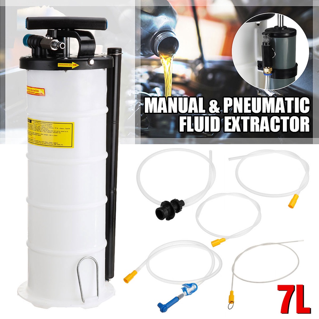 Pneumatic/Manual Pneumatic Fluid Extractor 7L Oil Extractor Pump Engine