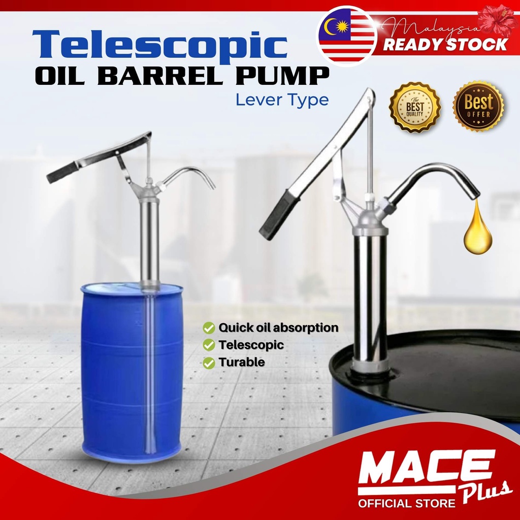 Telescopic Oil Barrel Pump Oil Pump Lever Action Manual Hand Pump Fast