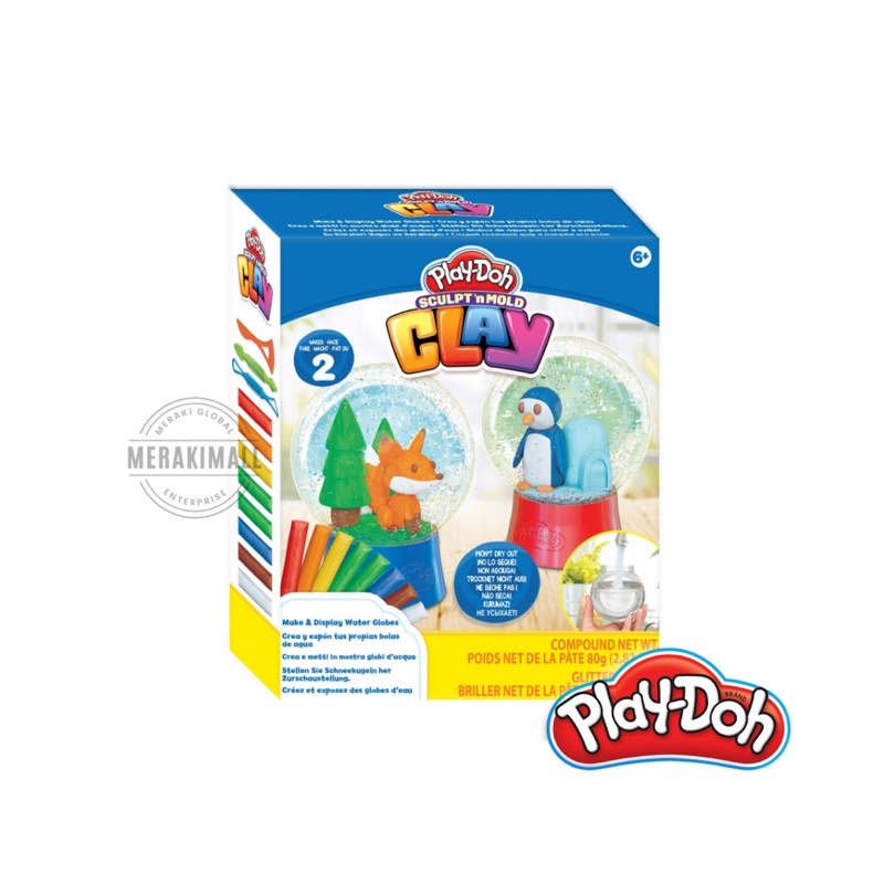 PlayDoh Sculpt n Mold Clay Make and Display Water Globes Modeling