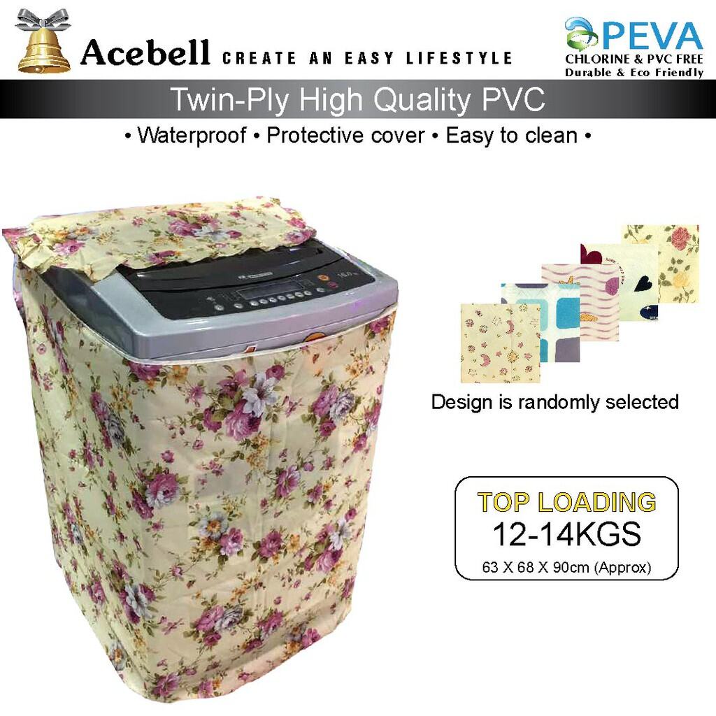 FREE GIFT ACEBELL Premium High Quality Top Loading Washing Machine Cover + FREE GIFT (7-8KG / 9-11KG / 12-14KG / 16-24KG