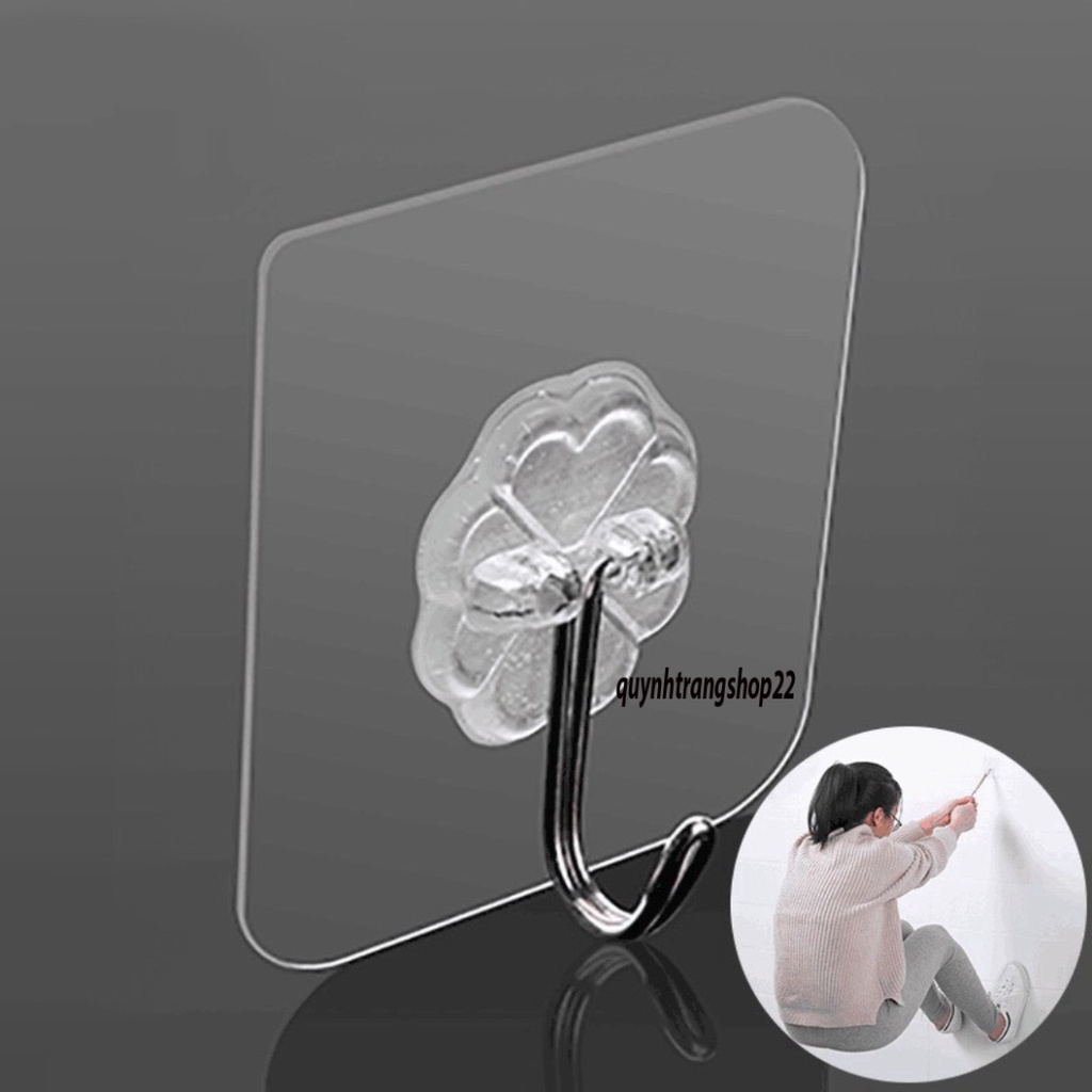 Super Adhesive Wall Hangers Persistently Designed In A Convenient 6x6cm