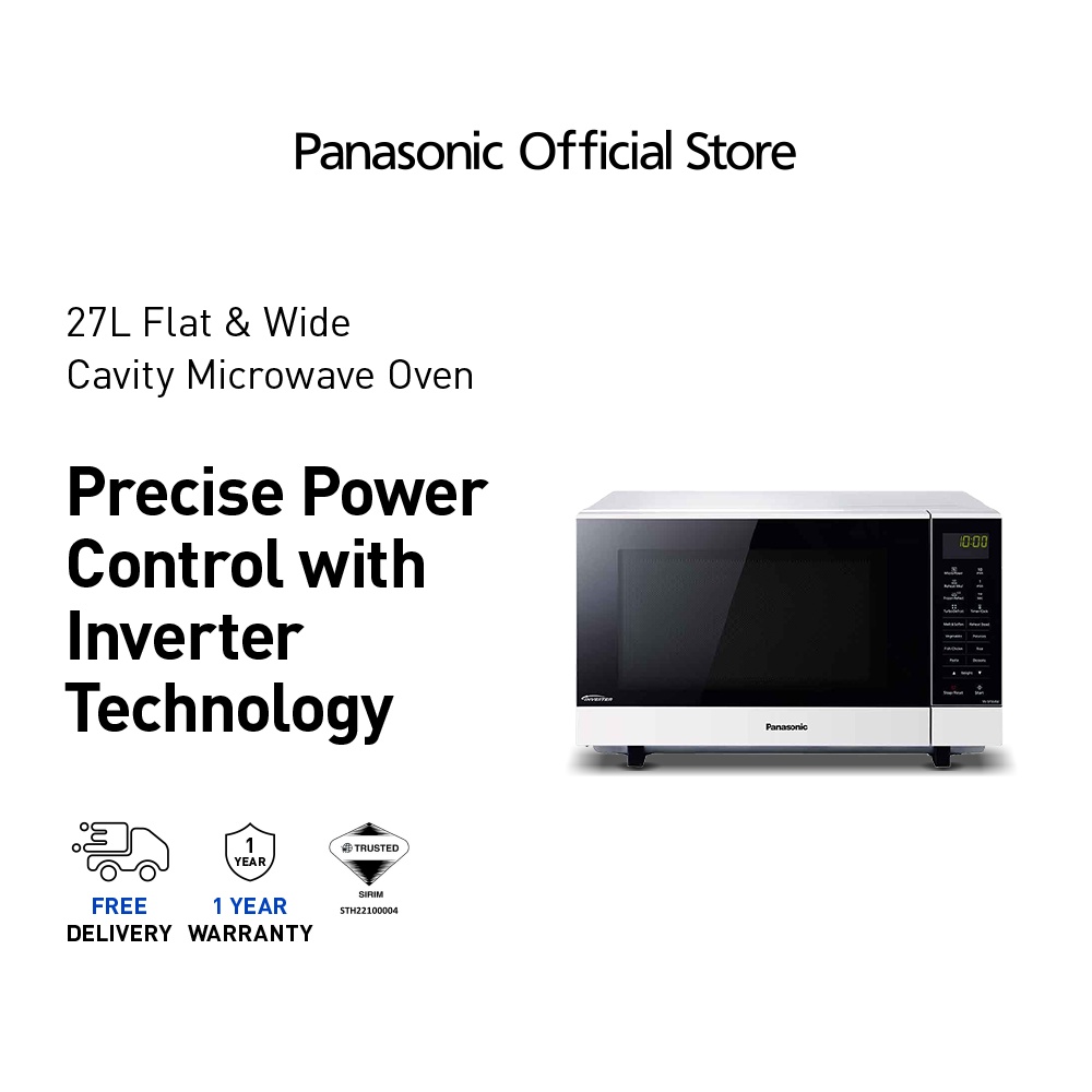 PANASONIC NN-SF564W Solo Microwave Oven 27L Inverter NN-SF564WMPQ Large Capacity Cooking Ketuhar Elektrik Oven 微波炉