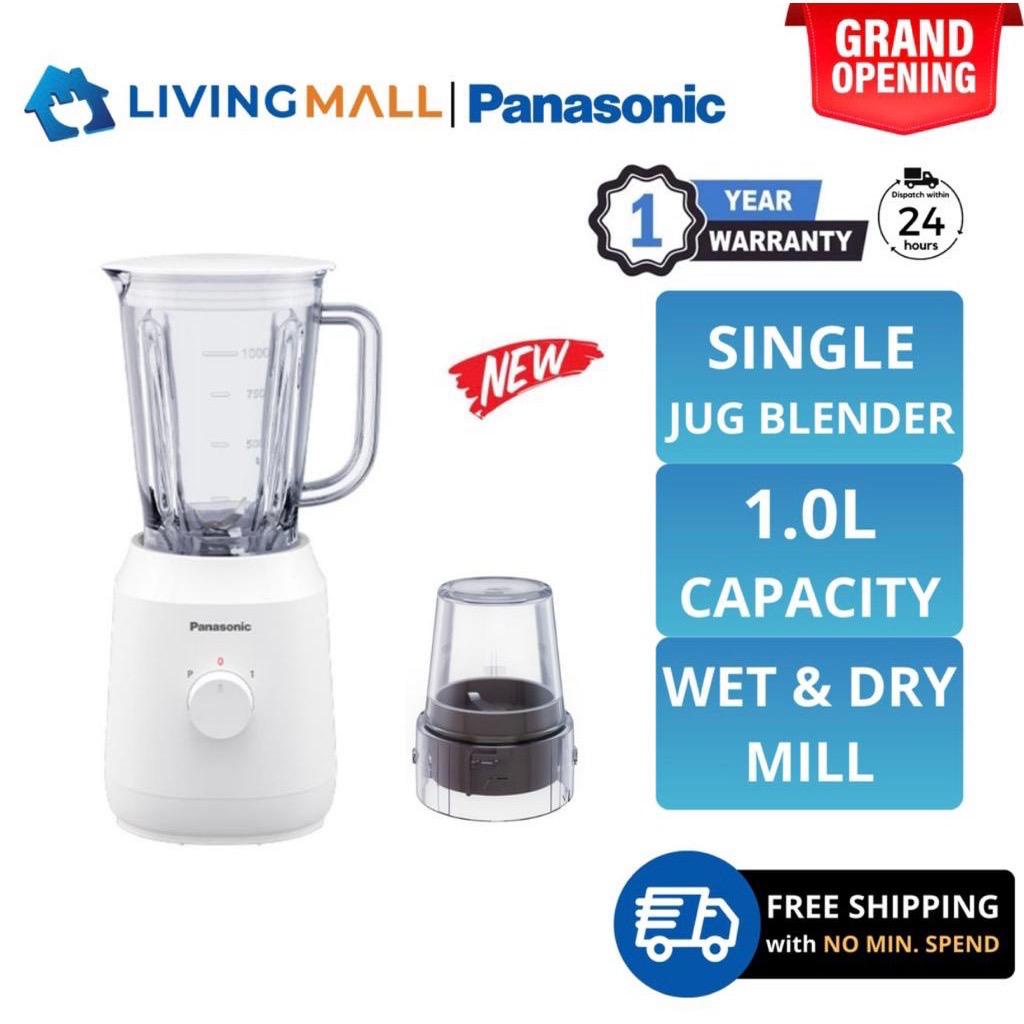 READY STOCK - Panasonic Blender MX-EP3101 LightWeight 1.0L450W ( 1 JAR BASAH 1 JAR KERING ) Mesin Cabai