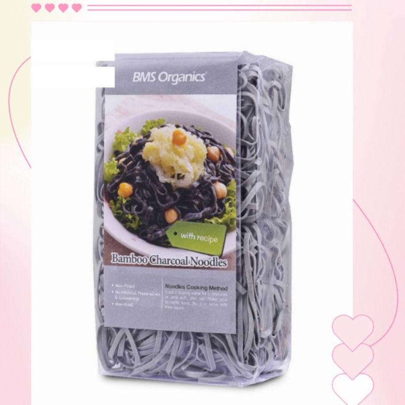 BMS OrganicsBamboo Charcoal Noodles Ramen (250g) Shopee Malaysia