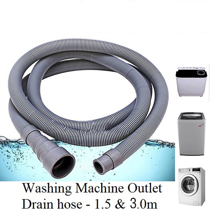 【Hot Style】 150/200/300cm Washing Machine Outlet Drain Hose Extension Drain Hose Pipe For Dishwasher And Household Water Supply