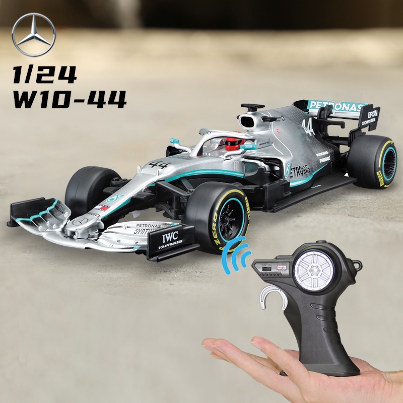 Formula One Mercedes-AMG F1 1/24 2019 W10 W12 2021 44 LEWIS HAMILTON RED BULL RB15 2019 MAX VERSTAPPEN NO33 RC Racing Car Model Remote Control Christmas Boy Gift W12