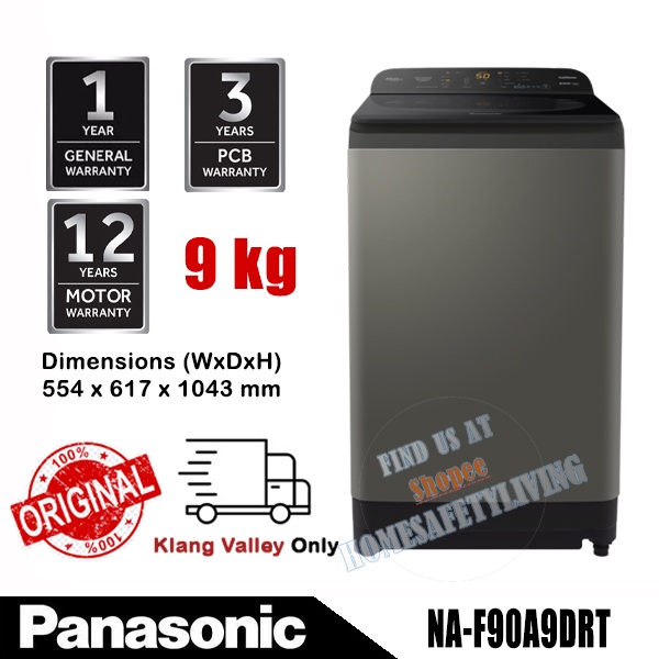 [DELIVERY+INSTALLATION KLANG VALLEY] Panasonic 9kg NAF90A9DRT / NA