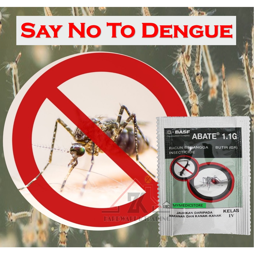 Mosquito Killer Powder Serbuk Nyamuk Aedes 10G Ubat Jentik Abate