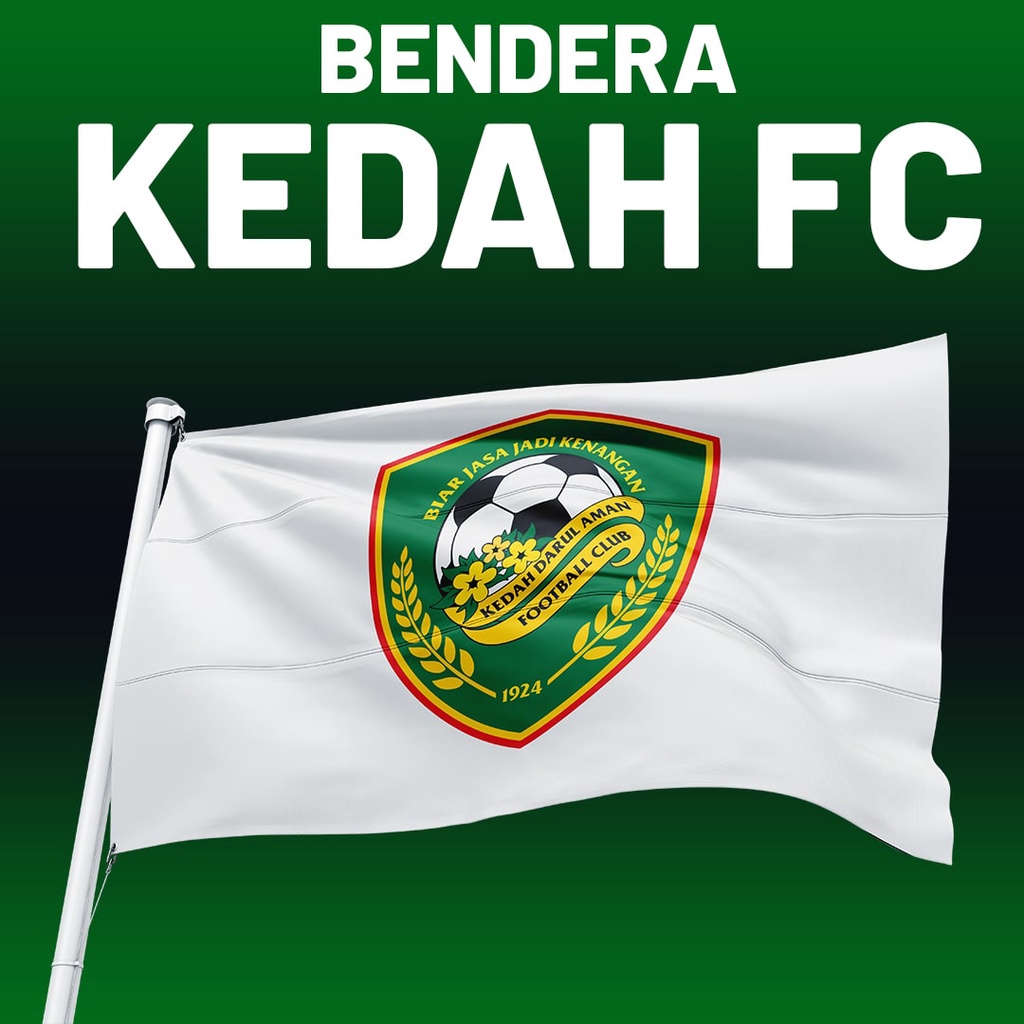 Bendera Kedah FC I Kedah Fan Club Flag | Shopee Malaysia