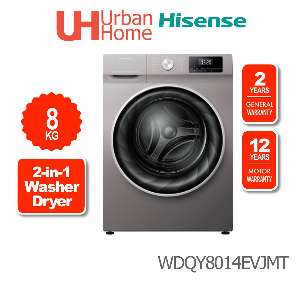 Hisense 2in1 Washer Dryer Combo Front Load ( 8kg Washer / 5kg Dryer