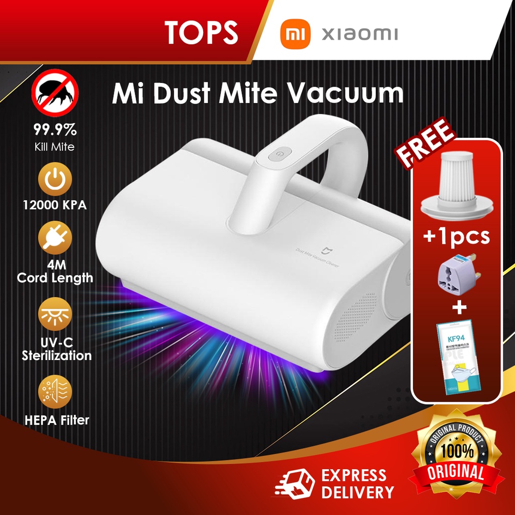 🔥Ship 24Hrs🇲🇾Xiaomi Dust Mite Vacuum Cleaner UV Vacum Tilam Vacuum Katil Bed Mites Vakum Wireless Cordless 小米除蟎儀机蟲機吸塵器