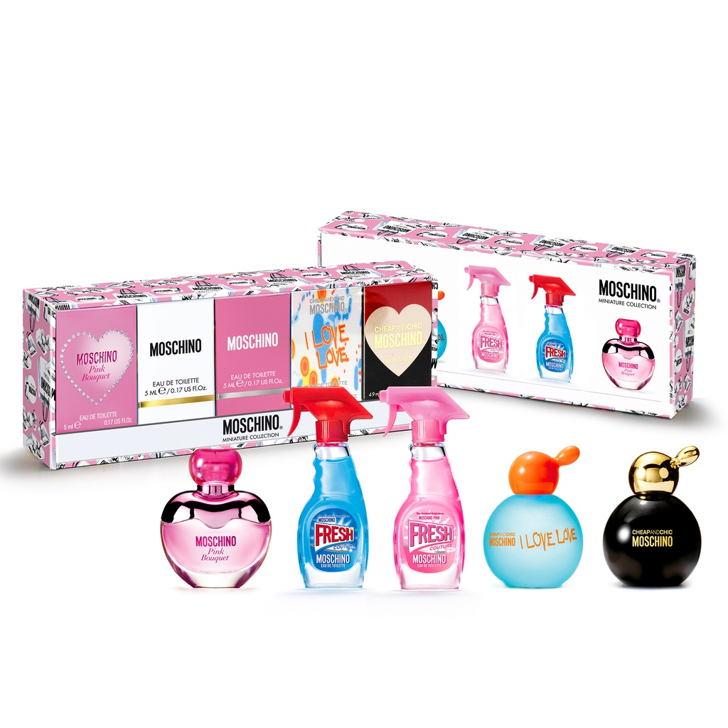 ORIGINAL Moschino Miniature Collection Set | Shopee Malaysia