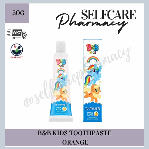 B&B KIDS TOOTHPASTE ORANGE FLAVOUR 50G | Shopee Malaysia