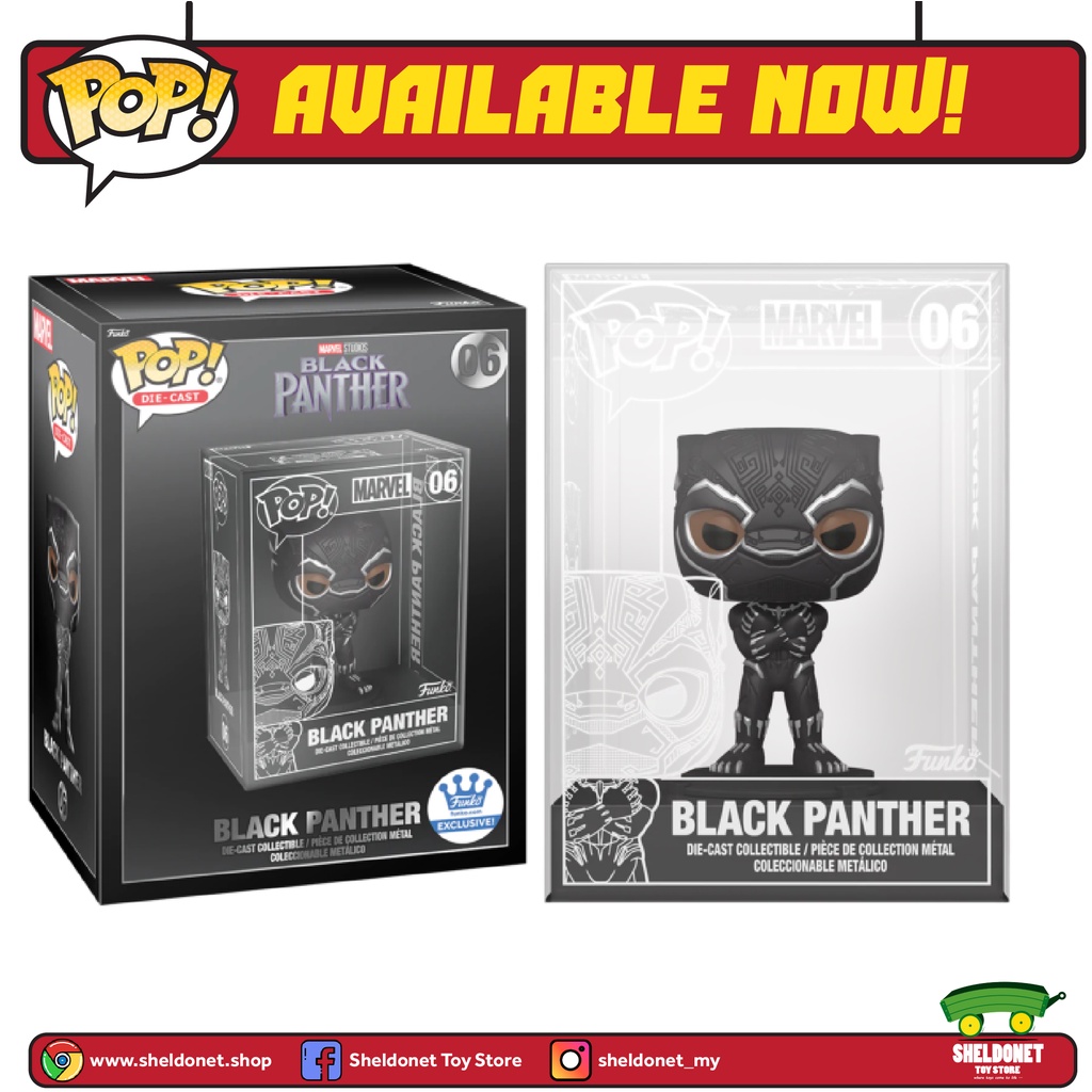 Funko Pop! Diecast Marvel's Black Panther Black Panther Shopee