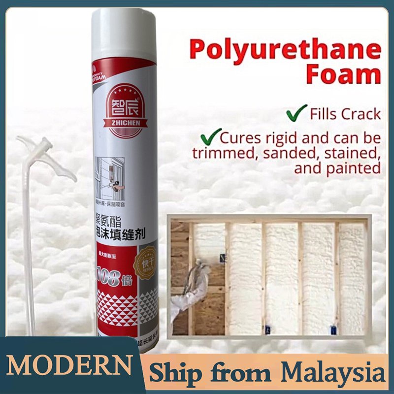 Polyurethane Foam PU Foam Spray 750ml Home Living Fill Crack and Joint