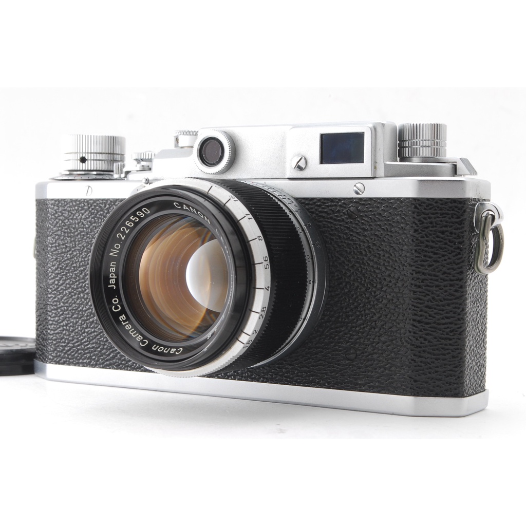 EXC+4 Canon IID2 Rangefinder, CANON LENS 50mm f/1.8 L39 LTM, Lens Cap