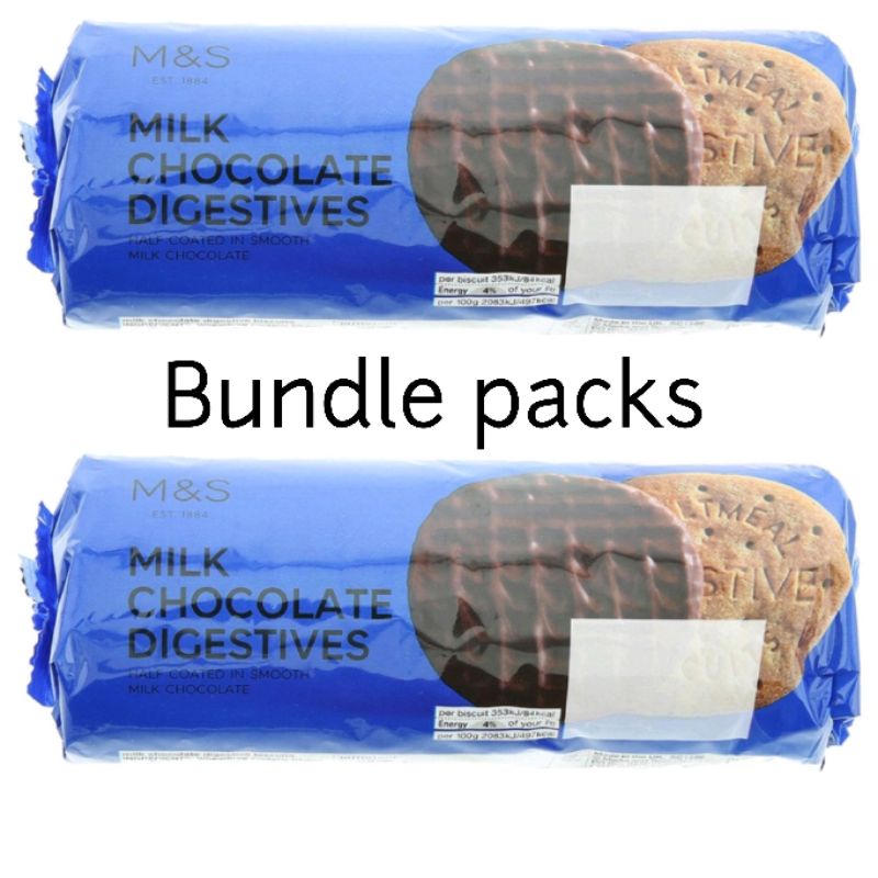 Marks Spencer M S Digestive Biscuits Bundle Packs Original Milk Chocolate Dark