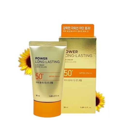 The Face Shop Natural Sun Eco Power Long Lasting Sun Cream SPF50+ PA+++ 50ML Long Lasting