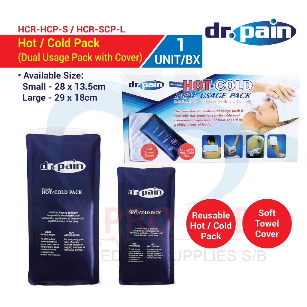 Dr.Pain Hot / Cold Pack (Dual Usage Pack with Cover) Shopee Malaysia