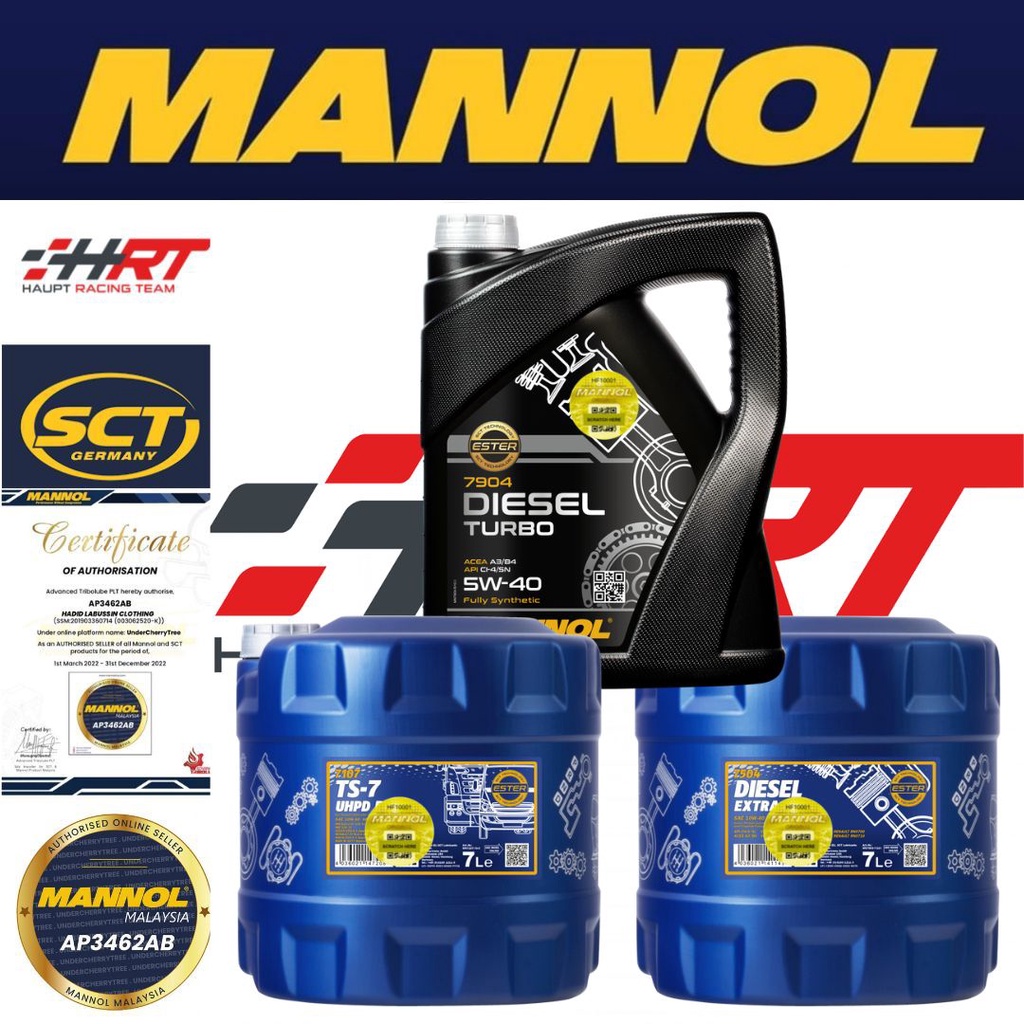 MANNOL HDEO Fully Synthetic 5W-40 10W-40 & Semi Synthetic 10W40 - Heavy ...