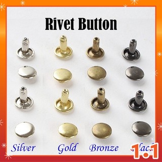 Rivet Button 6mm 8mm 10mm Double Cap Rivet Stud Rivet Nail Paku Rivet ...