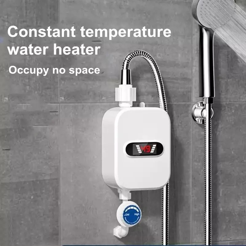 Instant Water Heater Shower 220V Bathroom Faucet EU Plug Hot Water