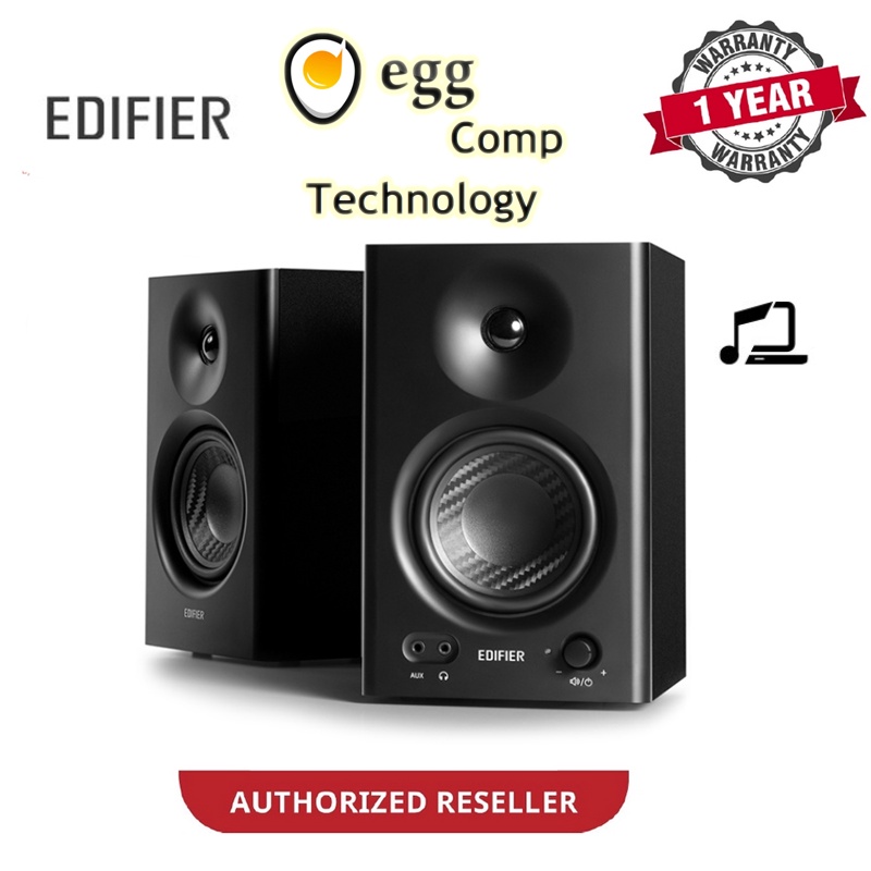 Edifier MR4 Studio Monitor Speaker 42W RMS 1" silk dome tweeter