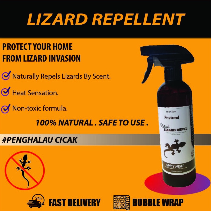 Penghalau Cicak Berkesan 500ml / Lizard Repellent Natural Spray With