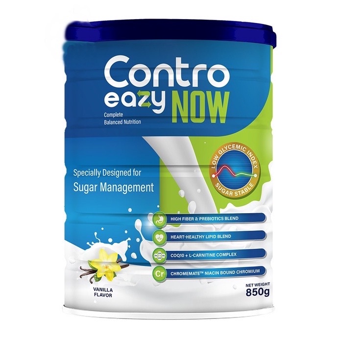 CONTRO EAZY NOW 850G DIABETIC MILK (SUSU DIABETIK) EXP 11/2024 | Shopee  Malaysia