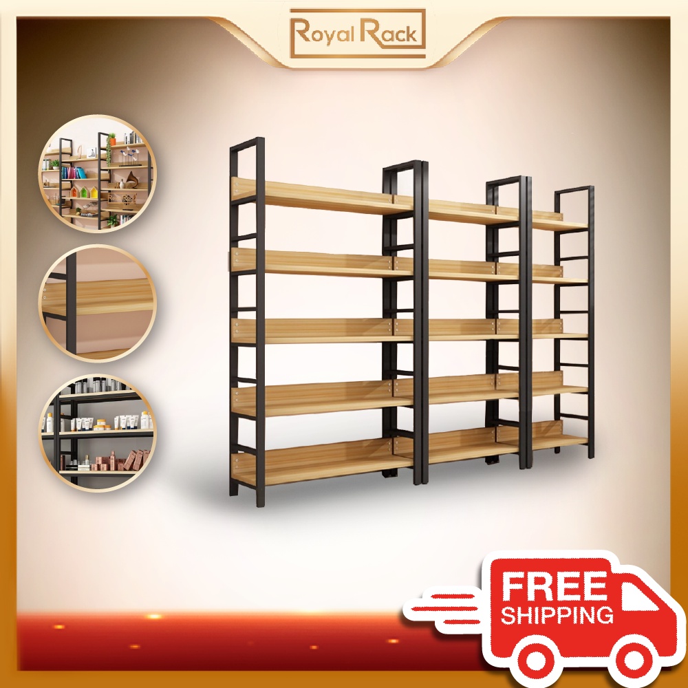 RoyalRack Wood Oppa Rack with Stand Bolts and Nuts Included Shelves