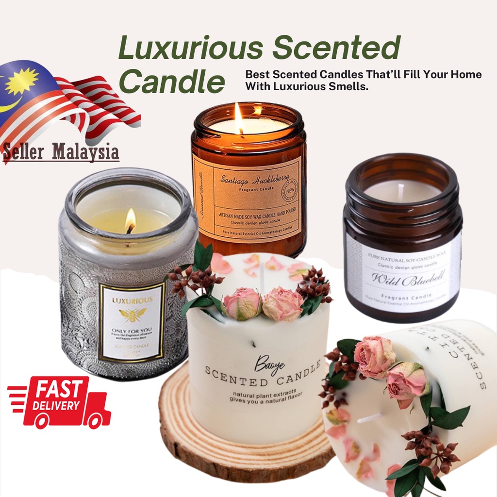 Scented Candle Soy Wax Christmas Gift Candle Aromatherapy