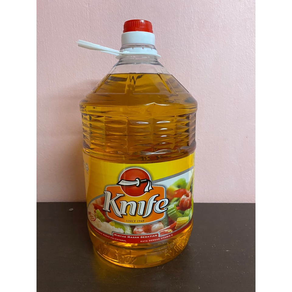 Knife Blended Cooking Oil (5kg) Exp 12/2023 Shopee Malaysia