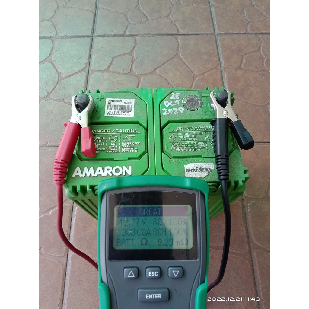 (USED) AMARON GO NS40 | NS40ZL | 38B20L (MF) - 35AH - Car Battery ...