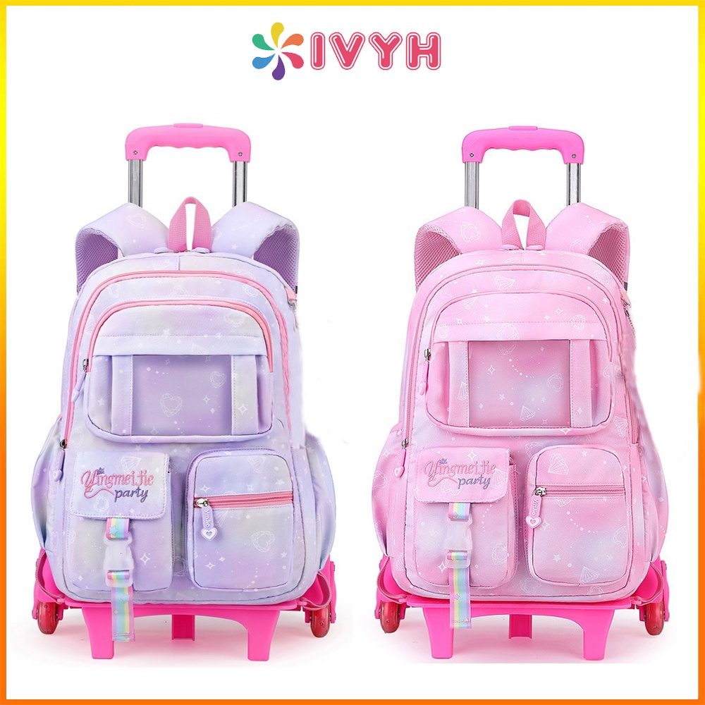 *Ready Stock* Ivyh6 Wheels Good Quality Trolley Luggage Bag Rolling