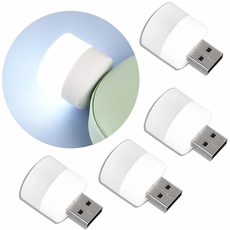 Mini USB LED Light Bedside Reading Soft Night Lamp Bedroom Corridor Energy Saving Atmosphere Light Ambient Lighting