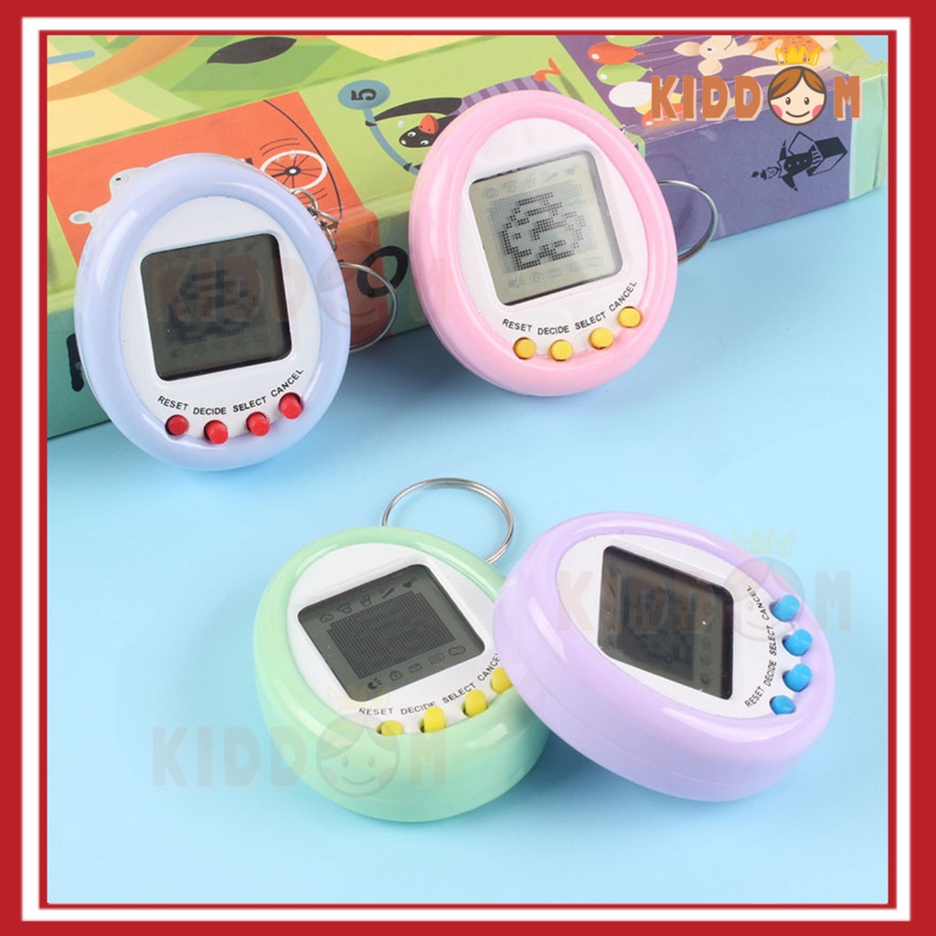 NewKIDDOM Tamagotchi Original Pet Toy Macaron Color 49 in 1 Virtual Cyber Pet Original Pet Game Electronic 宠物机