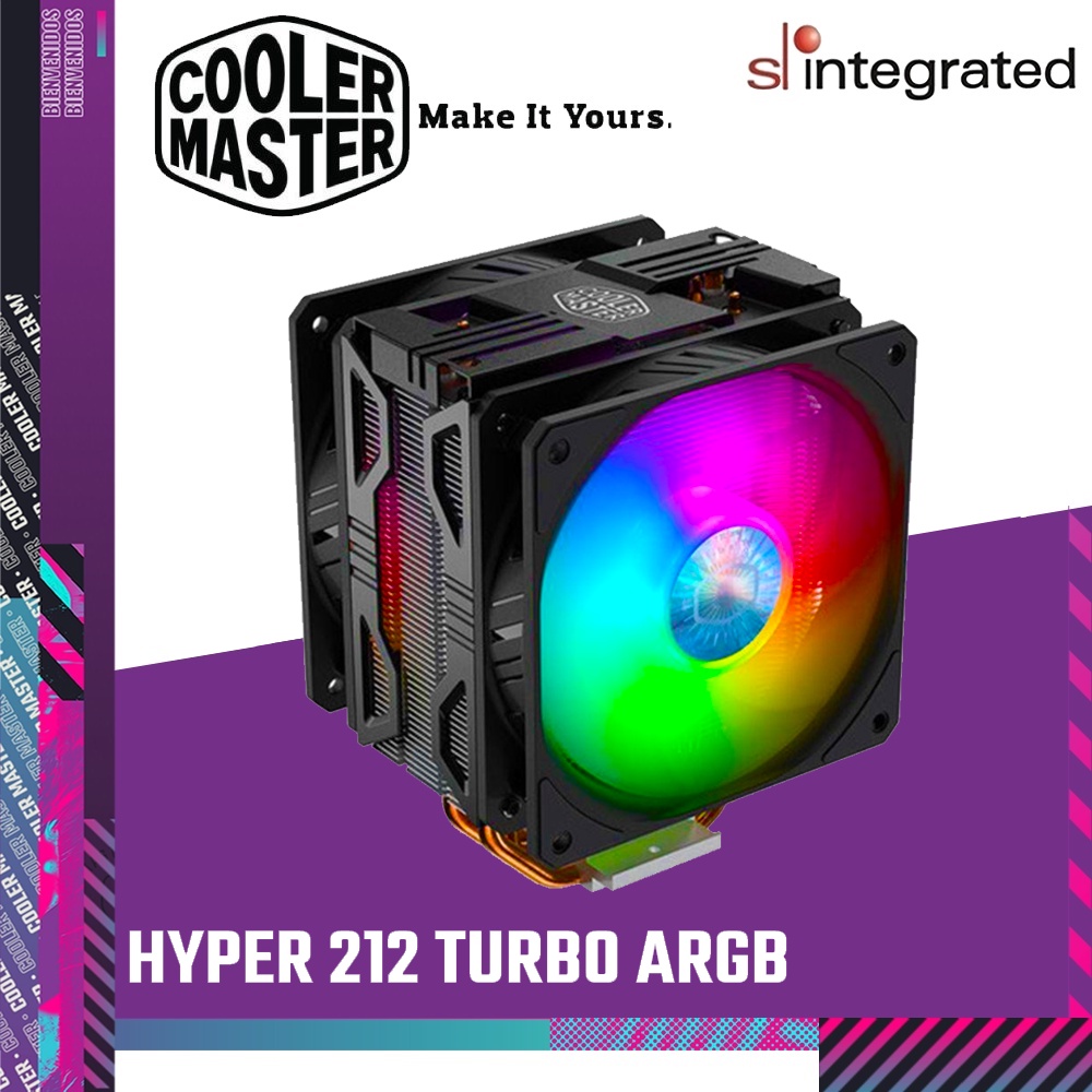 Cooler Master Hyper 212 LED TURBO ARGB CPU Cooler Shopee Malaysia