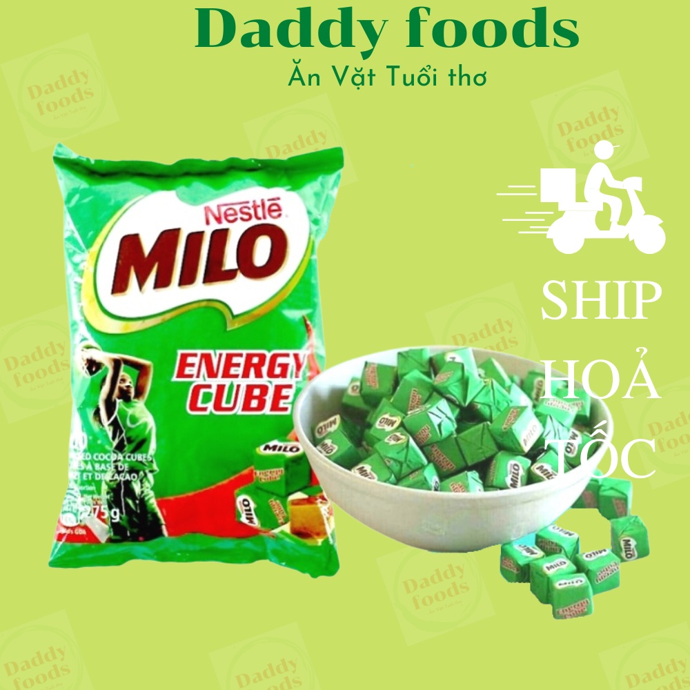 Combo 10 milo cube Thai Cocoa Pills 2.75G Super Delicious Childhood Snacks