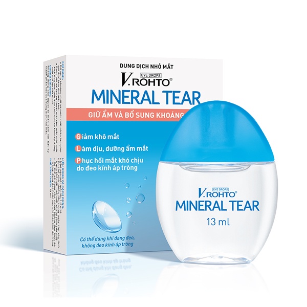 V. Rohto Eye Drops Mineral Tear For Contact Lens 3ml Regenerate Tears ...