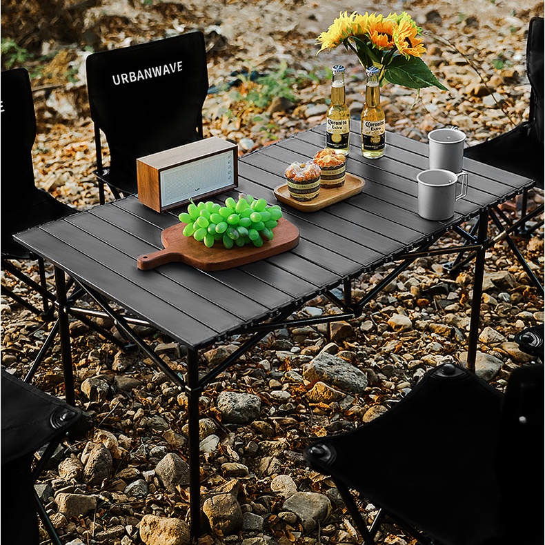 Camping table Egg Roll Table Portable Folding Table Outdoor Camping