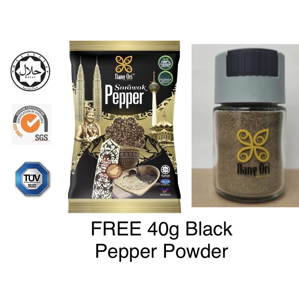 SARAWAK BLACK PEPPER COARSE / CRACKED (500G) Shopee Malaysia