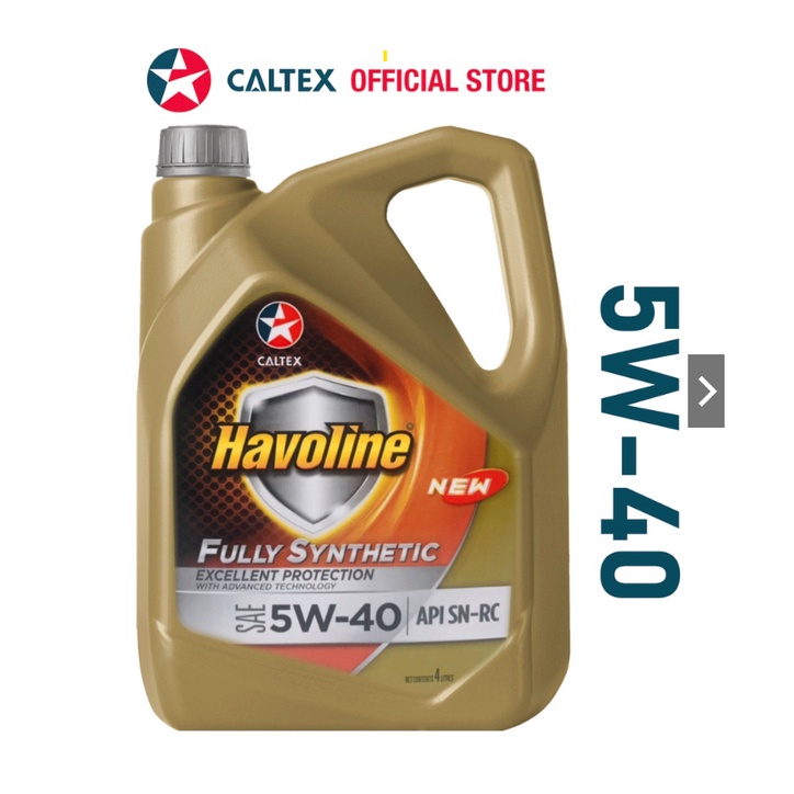 CALTEX 5w40 HAVOLINE FULLY SYNTHETIC 5W40 MINYAK ENJIN KERETA Engine