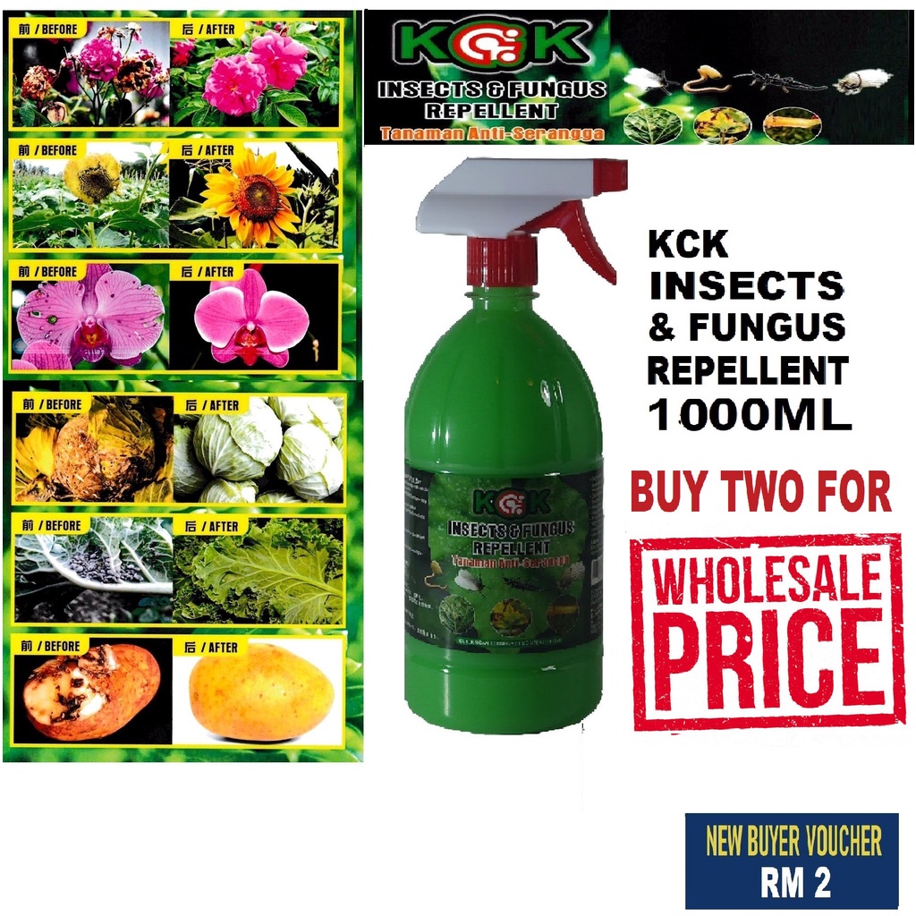 KCK Insects & Fungus Repellent/Plant Repellent/Tanaman AantiSerangga