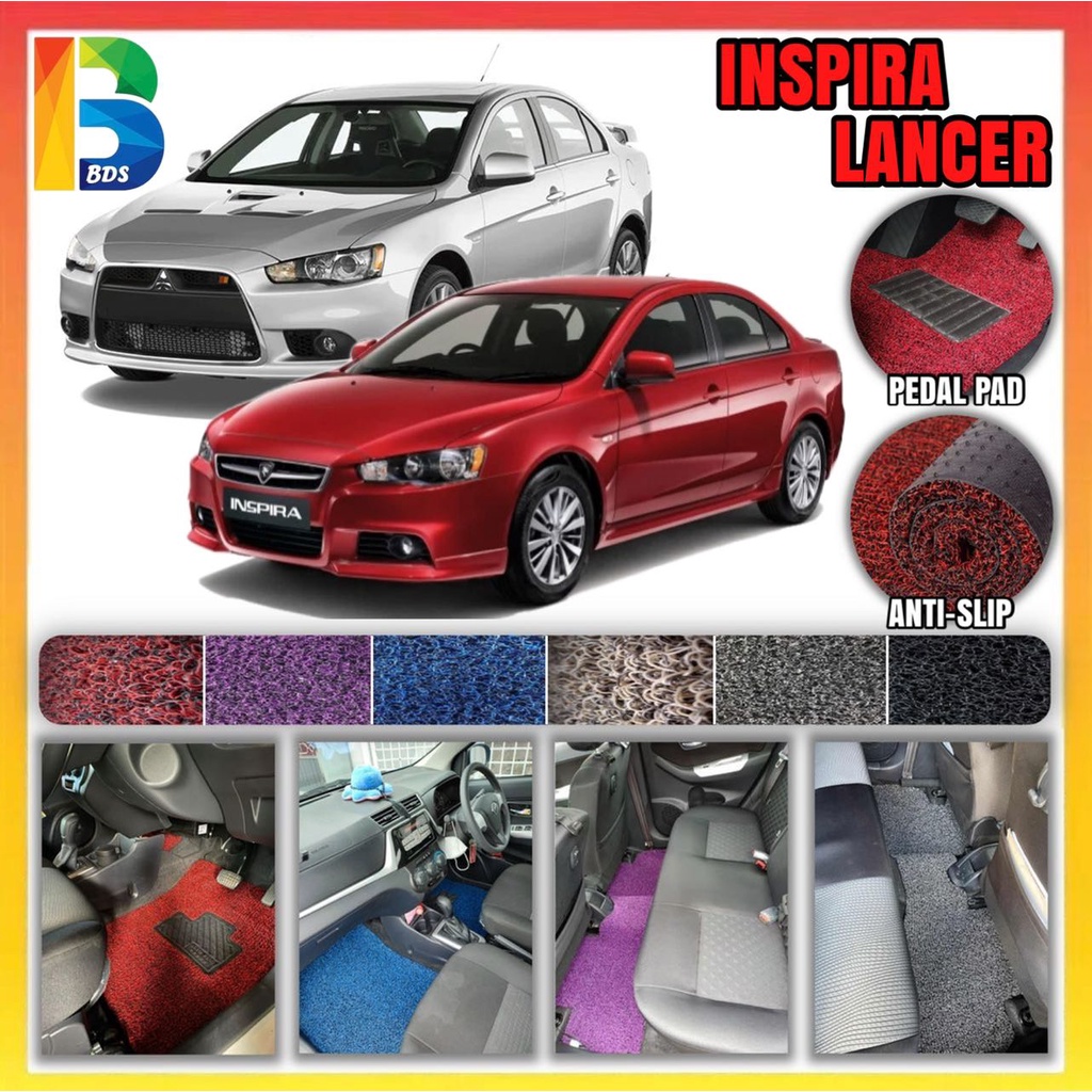 PROTON INSPIRA / LANCER CARPET Full Seat Driver Passenger 1012MM Kapet