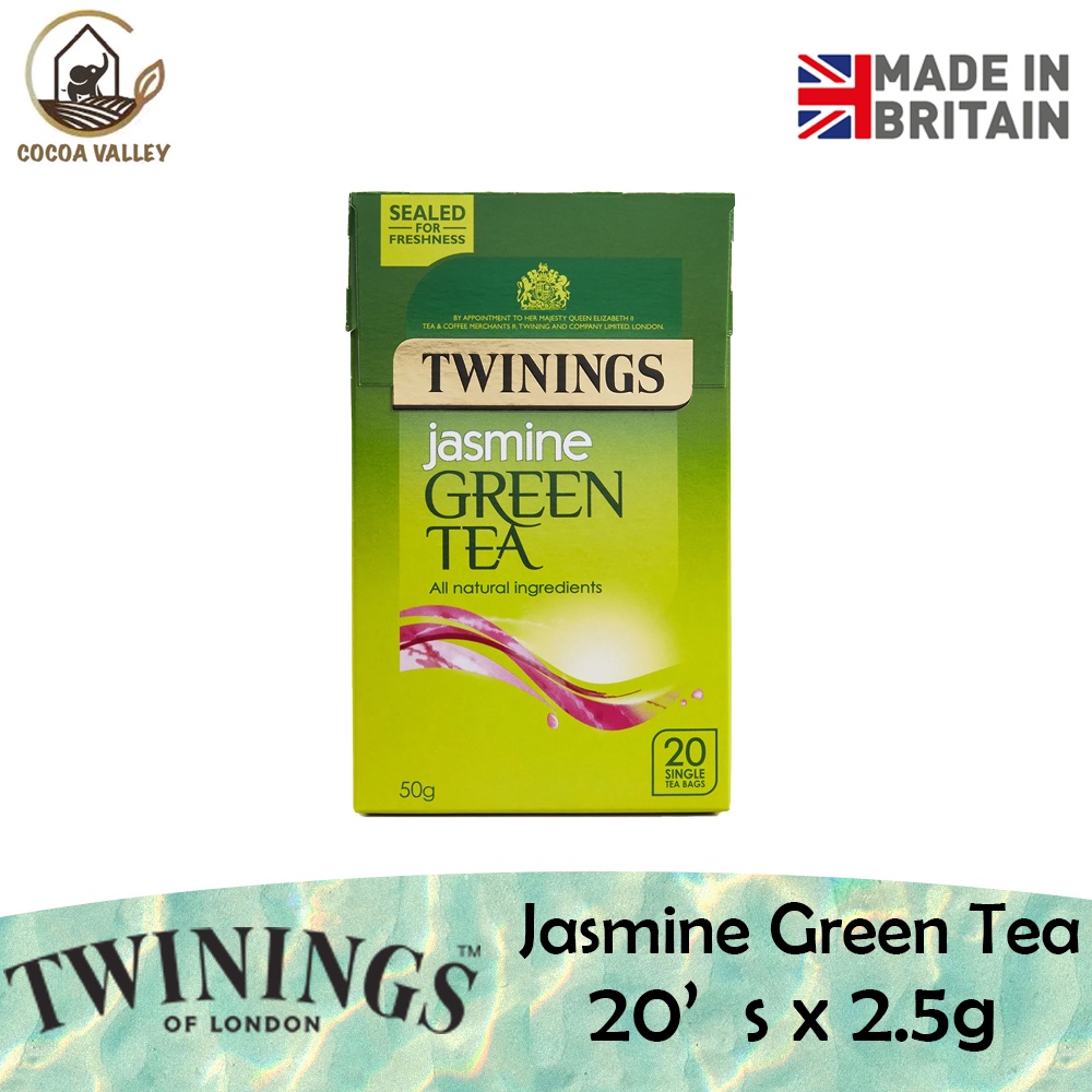 Twinings Jasmine Green Tea 20's x 2.5g (50g) (Made in UK) Shopee Malaysia
