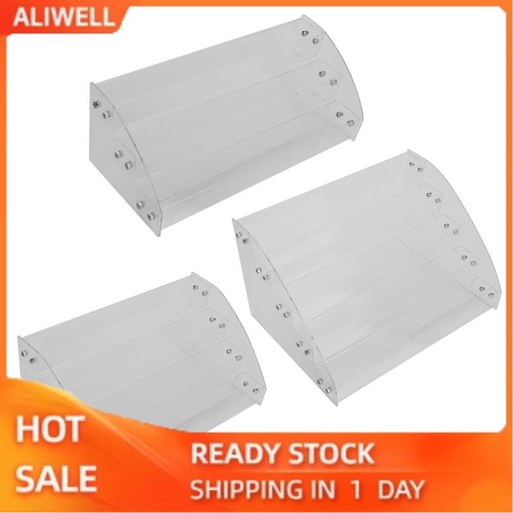 Aliwell Zerone Multilayers Clear Acrylic Display Stand Rack Organizer Cosmetic Storage Box
